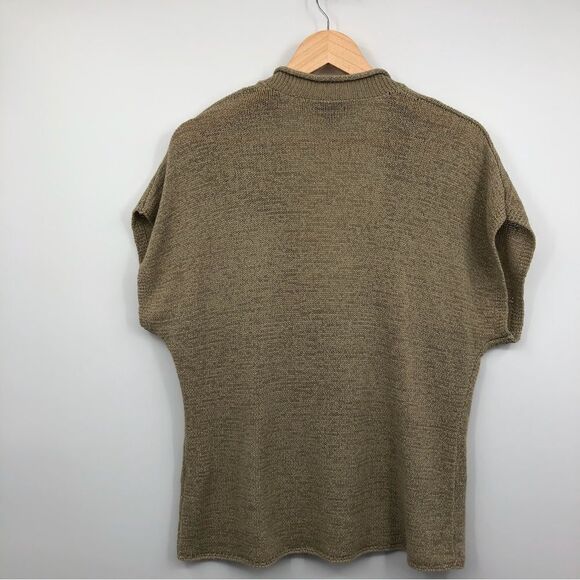 August Silk‎ Knit tie Front Cardigan Beige Light Brown Size XL - Picture 4 of 6